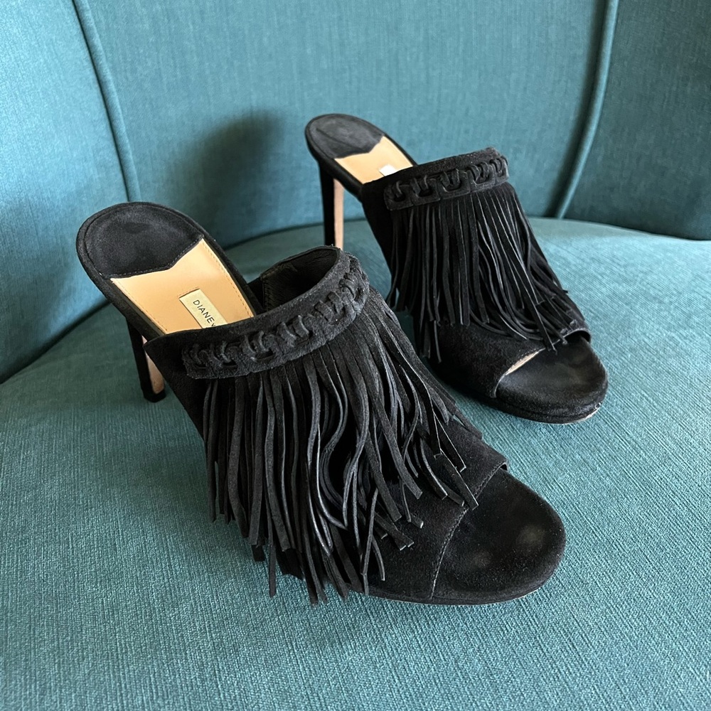 DVF Vero Cuoio Heeled Mules